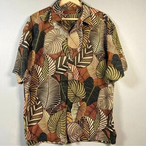 Vintage Tori Richard Honolulu Men's Hawaiian Shirt Size M 100% Cotton Palm Beach